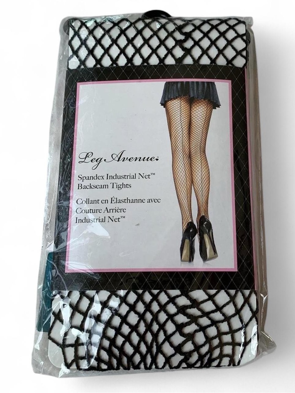 Brand New Leg Avenue Black Fishnet Tights NWT One Size